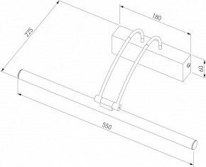 Подсветка для зеркала Elektrostandard Simple a063695 в Заречном - zarechnyy.mebel24.online | фото 3