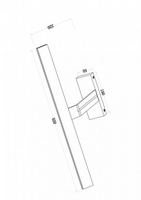 Подсветка для зеркала Maytoni Decart MIR010WL-L12W4K в Заречном - zarechnyy.mebel24.online | фото 3