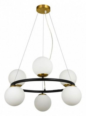 Подвесная люстра Arte Lamp Alcor A2224SP-6BK в Заречном - zarechnyy.mebel24.online | фото 3