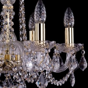 Подвесная люстра Bohemia Ivele Crystal 1402 1402/6/160/G/Leafs в Заречном - zarechnyy.mebel24.online | фото 2