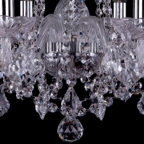 Подвесная люстра Bohemia Ivele Crystal 1402 1402/6/160/Ni/Leafs в Заречном - zarechnyy.mebel24.online | фото 3