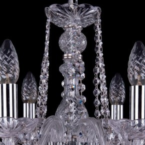 Подвесная люстра Bohemia Ivele Crystal 1402 1402/6/160/Ni/Leafs в Заречном - zarechnyy.mebel24.online | фото 4