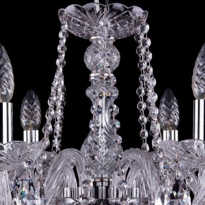 Подвесная люстра Bohemia Ivele Crystal 1402 1402/6/195/Ni в Заречном - zarechnyy.mebel24.online | фото 5