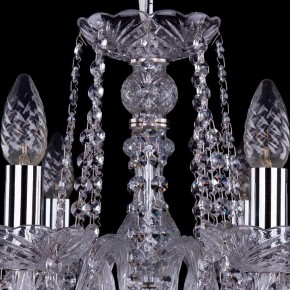 Подвесная люстра Bohemia Ivele Crystal 1402 1402/8/195/Ni/Leafs в Заречном - zarechnyy.mebel24.online | фото 4