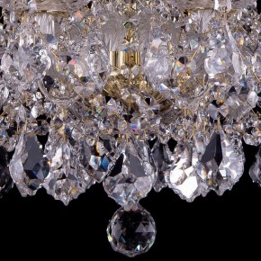 Подвесная люстра Bohemia Ivele Crystal 1413 1413/10/165/G/Leafs в Заречном - zarechnyy.mebel24.online | фото 3