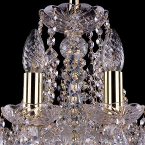 Подвесная люстра Bohemia Ivele Crystal 1413 1413/10/165/G/Leafs в Заречном - zarechnyy.mebel24.online | фото 4