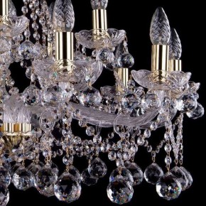 Подвесная люстра Bohemia Ivele Crystal 1413 1413/10+5/300/G/Balls в Заречном - zarechnyy.mebel24.online | фото 3