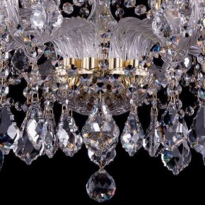 Подвесная люстра Bohemia Ivele Crystal 1413 1413/10+5/300/G/Leafs в Заречном - zarechnyy.mebel24.online | фото 3
