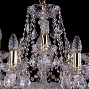 Подвесная люстра Bohemia Ivele Crystal 1413 1413/10+5/300/G/Leafs в Заречном - zarechnyy.mebel24.online | фото 4