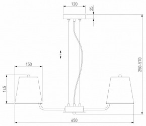 Подвесная люстра Eurosvet Amaretto 60155/5 хром в Заречном - zarechnyy.mebel24.online | фото 3