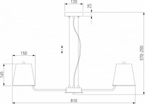 Подвесная люстра Eurosvet Amaretto 60155/8 хром в Заречном - zarechnyy.mebel24.online | фото 5