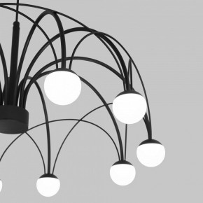 Подвесная люстра Eurosvet Ragno 90034/10 LED черный в Заречном - zarechnyy.mebel24.online | фото 6