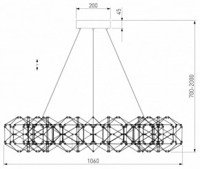 Подвесная люстра Eurosvet Uma 90369/15 медь в Заречном - zarechnyy.mebel24.online | фото 4