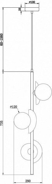 Подвесная люстра Freya Sepia FR5391PL-03CFL в Заречном - zarechnyy.mebel24.online | фото 3