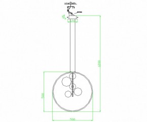 Подвесная люстра Kink Light Иона 09408-5А,19 в Заречном - zarechnyy.mebel24.online | фото 3