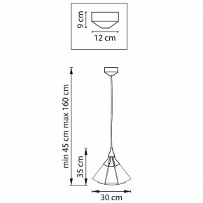 Подвесная люстра Lightstar Cone 757150 в Заречном - zarechnyy.mebel24.online | фото 6