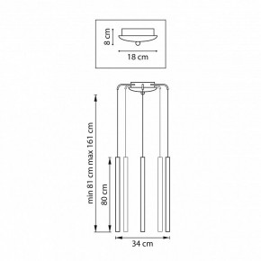 Подвесная люстра Lightstar Tubo L5T747443 в Заречном - zarechnyy.mebel24.online | фото 3
