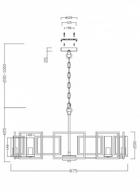 Подвесная люстра Maytoni Bowi H009PL-08G в Заречном - zarechnyy.mebel24.online | фото 4