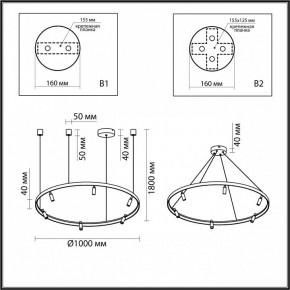Подвесная люстра Odeon Light Fonda 4317/93L в Заречном - zarechnyy.mebel24.online | фото 6