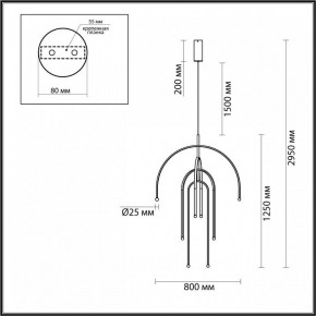 Подвесная люстра Odeon Light Memfi 6633/95L в Заречном - zarechnyy.mebel24.online | фото