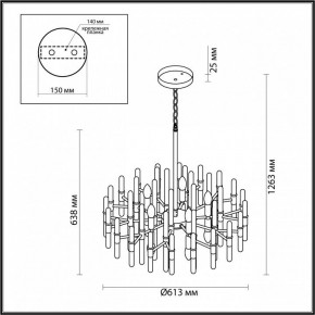 Подвесная люстра Odeon Light Stika 4988/10 в Заречном - zarechnyy.mebel24.online | фото 7