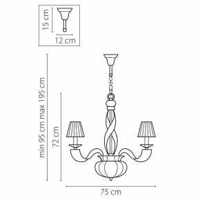 Подвесная люстра Osgona Alveare 702104 в Заречном - zarechnyy.mebel24.online | фото 4