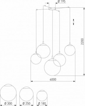 Подвесная люстра TK Lighting Esme 4791 Esme в Заречном - zarechnyy.mebel24.online | фото 3