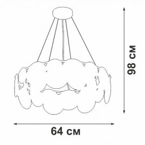 Подвесная люстра Vitaluce V5801 V5801-8/6S в Заречном - zarechnyy.mebel24.online | фото 7