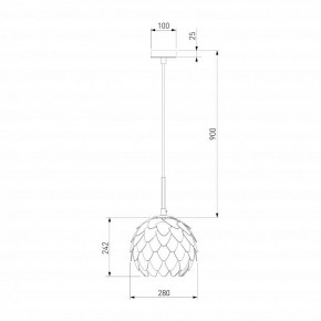 Подвесной светильник Eurosvet Cedro 304/1 в Заречном - zarechnyy.mebel24.online | фото 4