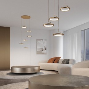 Подвесной светильник Eurosvet Crespella 90034/6 золото в Заречном - zarechnyy.mebel24.online | фото 4