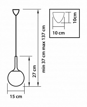 Подвесной светильник Lightstar Globo 813011 в Заречном - zarechnyy.mebel24.online | фото 3