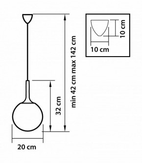 Подвесной светильник Lightstar Globo 813021 в Заречном - zarechnyy.mebel24.online | фото 3