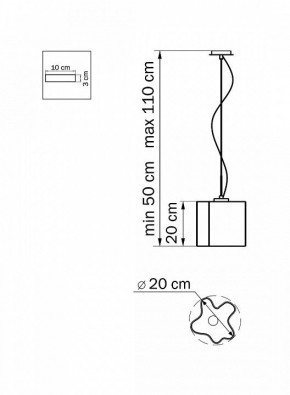 Подвесной светильник Lightstar Nubi 802110 в Заречном - zarechnyy.mebel24.online | фото 3