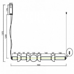 Подвесной светильник Maytoni Cosmo MOD210PL-L39B3K в Заречном - zarechnyy.mebel24.online | фото 6