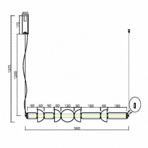 Подвесной светильник Maytoni Cosmo MOD210PL-L39BS3K в Заречном - zarechnyy.mebel24.online | фото 7