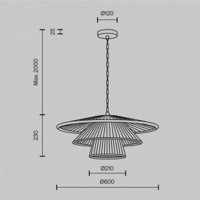 Подвесной светильник Maytoni Costa MOD394PL-01BS1 в Заречном - zarechnyy.mebel24.online | фото 5