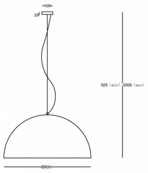 Подвесной светильник Maytoni Dome MOD169PL-05GR1 в Заречном - zarechnyy.mebel24.online | фото 4