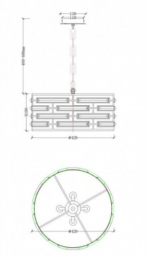 Подвесной светильник Maytoni Frontera MOD067PL-04CH в Заречном - zarechnyy.mebel24.online | фото 4