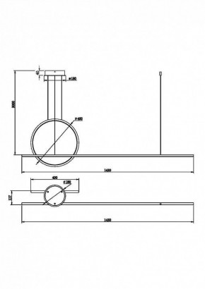 Подвесной светильник Maytoni Halo MOD247PL-L49BK в Заречном - zarechnyy.mebel24.online | фото 2