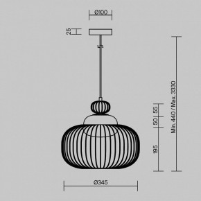 Подвесной светильник Maytoni Levitation MOD376PL-01G в Заречном - zarechnyy.mebel24.online | фото 5