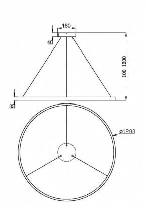 Подвесной светильник Maytoni Rim MOD058PL-L65BK в Заречном - zarechnyy.mebel24.online | фото 5