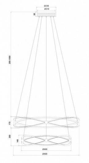 Подвесной светильник Maytoni Weave MOD062PL-L103CH3K в Заречном - zarechnyy.mebel24.online | фото 9