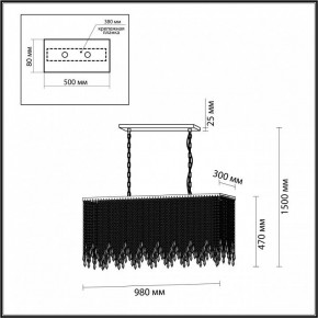 Подвесной светильник Odeon Light Chokka 5028/9A в Заречном - zarechnyy.mebel24.online | фото 5