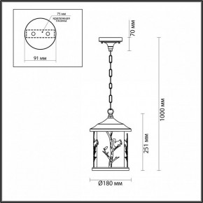 Подвесной светильник Odeon Light Cuita 4963/1 в Заречном - zarechnyy.mebel24.online | фото 6