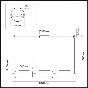 Подвесной светильник Odeon Light Kavia 5003/30L в Заречном - zarechnyy.mebel24.online | фото 4