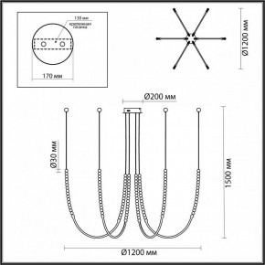 Подвесной светильник Odeon Light Monella 6639/70L в Заречном - zarechnyy.mebel24.online | фото 4