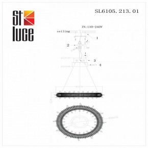 Подвесной светильник ST-Luce Lucchero SL6105.213.01 в Заречном - zarechnyy.mebel24.online | фото 6