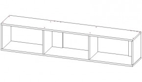 ЛУКСОР-4 Полка навесная (ЦРК.ЛКС.04 полка навесная) в Заречном - zarechnyy.mebel24.online | фото 2