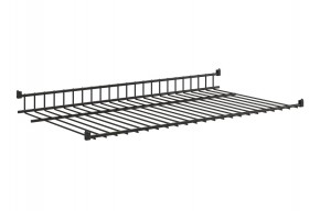 Полка сотовая L695 (черный муар) в Заречном - zarechnyy.mebel24.online | фото
