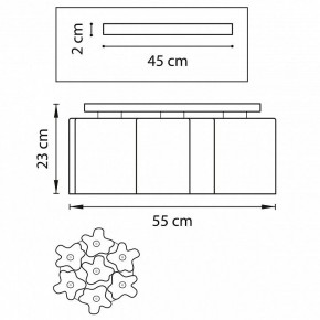 Потолочная люстра Lightstar Nubi 802073 в Заречном - zarechnyy.mebel24.online | фото 2